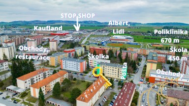 Prodej byt 2+1, ul. Zahradníčkova, Třebíč